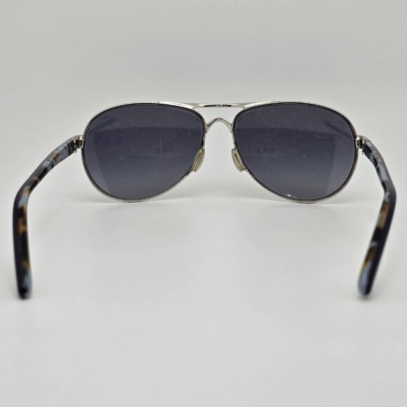 Oakley OO4108-02 Tie Breaker Chrome Frame Polarized Black-Grey Lens Sunglasses - Picture 4 of 11